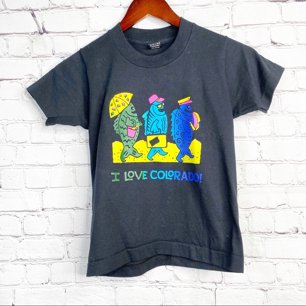 SCREEN STARS Vintage Single Stitch Colorado Tee